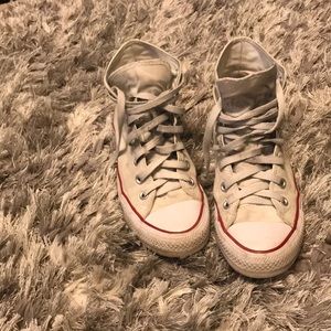 high top white converse